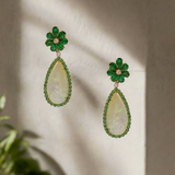 Opal & Emerald earring