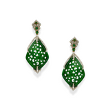 Emerald and Jade earring