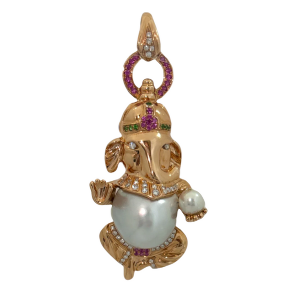 Ganesh Pearl Pendant