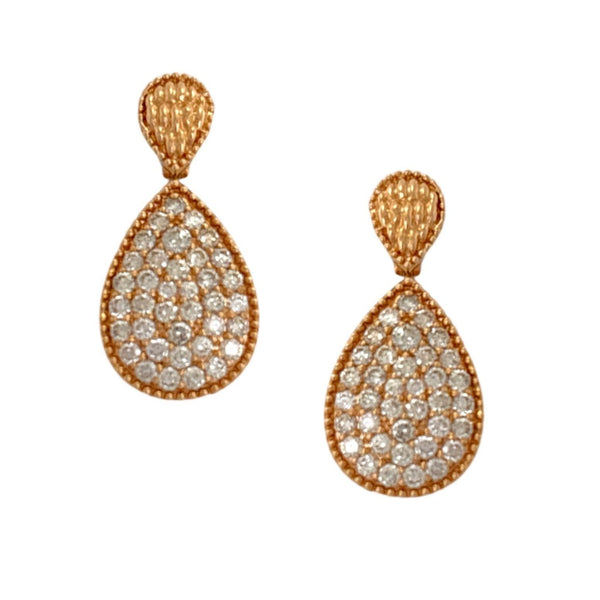 Gold Diamond Earrings