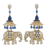 Elephant Sapphire Earring