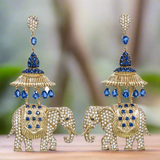 Elephant Sapphire Earring