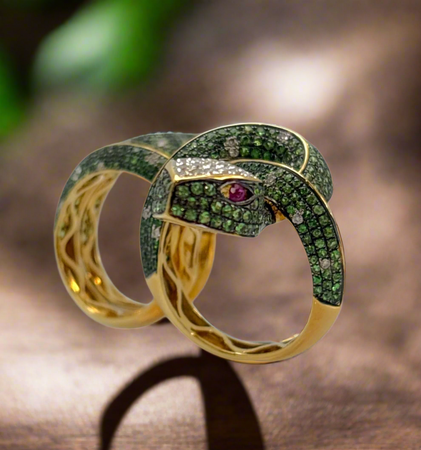 Wrap Garden Snake Ring