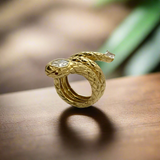 Snake Diamond Ring