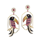 Oriental Hornbill Earring